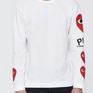 Comme des Garçons Play long sleeve multiple heart